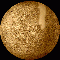 Mariner10が撮像した水星表面